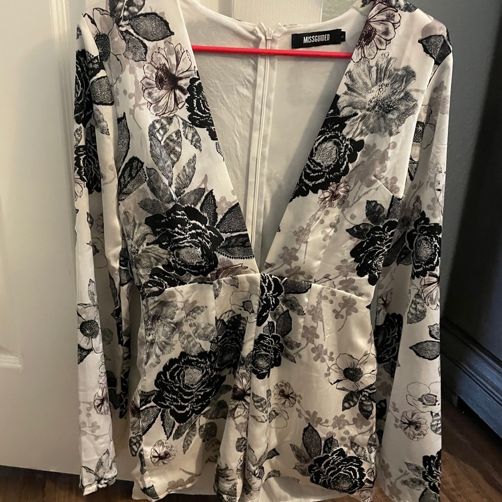 Misguided very low cut romper